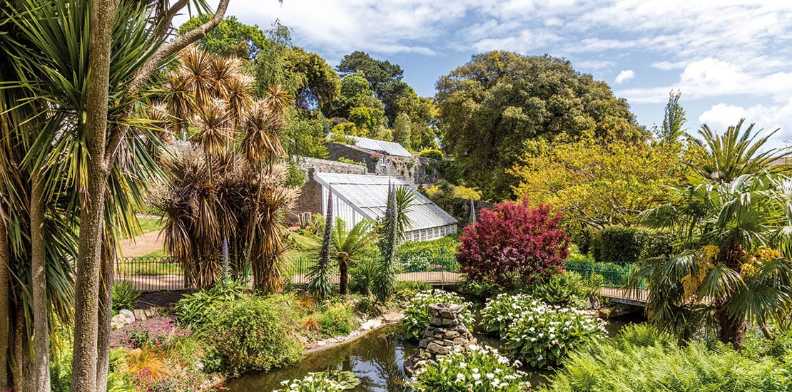 Candie Gardens in St Peter Port, Guernsey